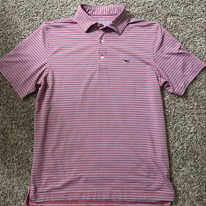 Mens Vineyard Vines Performance Golf Polo Sz S